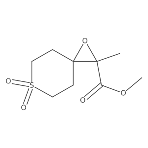 Methyl 2-methyl-6,6-dioxo-1-oxa-6lambda6-thiaspiro[2.5]octane-2-carboxylate Structure