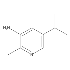 2-Methyl-5-(propan-2-yl)pyridin-3-amine结构式