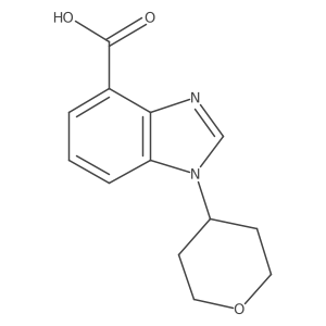 1-(oxan-4-yl)-1H-1,3-benzodiazole-4-carboxylic acid Structure