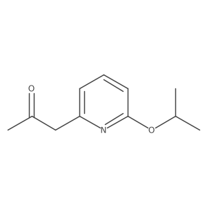 1-[6-(Propan-2-yloxy)pyridin-2-yl]propan-2-one Structure