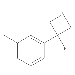 3-Fluoro-3-(3-methylphenyl)azetidine Structure