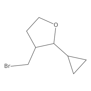 3-(Bromomethyl)-2-cyclopropyloxolane Structure