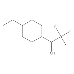 (1S)-1-(4-ethylcyclohexyl)-2,2,2-trifluoroethan-1-ol结构式