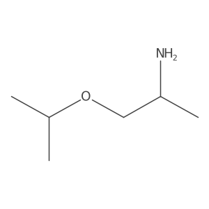 (2R)-1-(propan-2-yloxy)propan-2-amine结构式