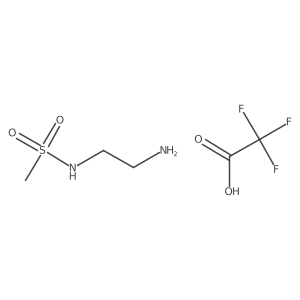 N-(2-Aminoethyl)methanesulfonamide trifluoroacetate Structure
