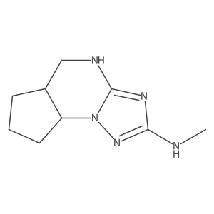 N-Methyl-1,8,10,12-tetraazatricyclo[7.3.0.0,2,6]dodeca-9,11-dien-11-amine Structure