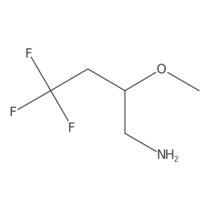 4,4,4-Trifluoro-2-methoxybutan-1-amine Structure