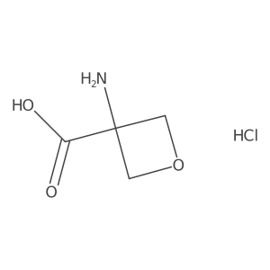 3-Aminooxetane-3-carboxylic acid hydrochloride结构式