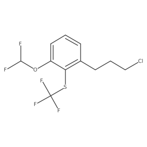 1-(3-Chloropropyl)-3-(difluoromethoxy)-2-(trifluoromethylthio)benzene结构式