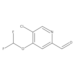 5-Chloro-4-(difluoromethoxy)picolinaldehyde Structure