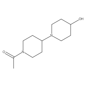 1-(4-Hydroxy-[1,4'-bipiperidin]-1'-yl)ethan-1-one结构式