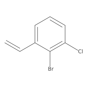 2-Bromo-3-chlorostyrene结构式