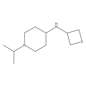 1-Isopropyl-N-(thietan-3-yl)piperidin-4-amine Structure