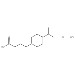 4-[4-(Propan-2-yl)piperazin-1-yl]butanoic acid dihydrochloride Structure