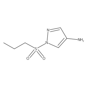 1-(Propane-1-sulfonyl)-1H-pyrazol-4-amine Structure