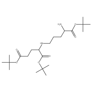 L-Glutamic acid, N-[(4S)-4-amino-5-(1,1-dimethylethoxy)-5-oxopentyl]-, bis(1,1-dimethylethyl) ester Structure