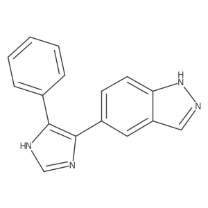 5-(4-Phenyl-1H-imidazol-5-yl)-1H-indazole Structure