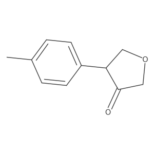 4-(4-Methylphenyl)oxolan-3-one Structure