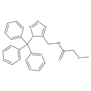 2-methoxy-N-{[1-(triphenylmethyl)-1H-1,2,3,4-tetrazol-5-yl]methyl}acetamide Structure