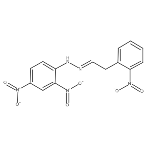 2-Nitrobenzeneacetaldehyde 2-(2,4-dinitrophenyl)hydrazone结构式