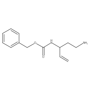 benzyl N-(5-aminopent-1-en-3-yl)carbamate Structure