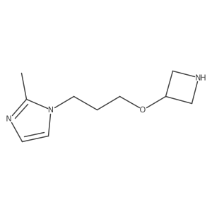 1-[3-(azetidin-3-yloxy)propyl]-2-methyl-1H-imidazole结构式