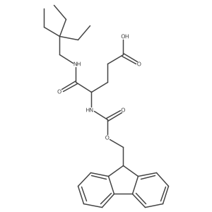 4-[(2,2-diethylbutyl)carbamoyl]-4-({[(9H-fluoren-9-yl)methoxy]carbonyl}amino)butanoic acid Structure