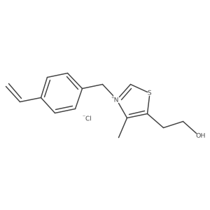 5-(2-Hydroxyethyl)-4-methyl-3-(4-vinylbenzyl)thiazol-3-ium chloride Structure