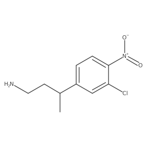 3-(3-Chloro-4-nitrophenyl)butan-1-amine Structure