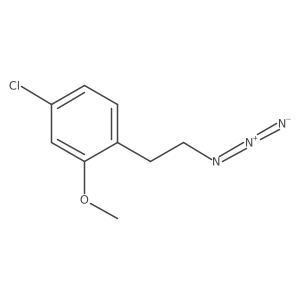 1-(2-Azidoethyl)-4-chloro-2-methoxybenzene结构式