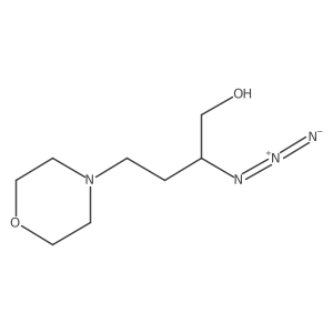 2-Azido-4-(morpholin-4-yl)butan-1-ol结构式