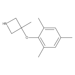 3-Methyl-3-(2,4,6-trimethylphenoxy)azetidine结构式