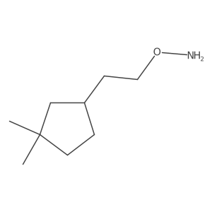 O-[2-(3,3-dimethylcyclopentyl)ethyl]hydroxylamine结构式