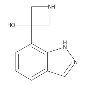 3-(1H-indazol-7-yl)azetidin-3-ol Structure