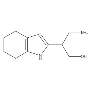 3-amino-2-(4,5,6,7-tetrahydro-1H-indol-2-yl)propan-1-ol Structure