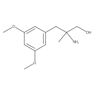 2-Amino-3-(3,5-dimethoxyphenyl)-2-methylpropan-1-ol结构式