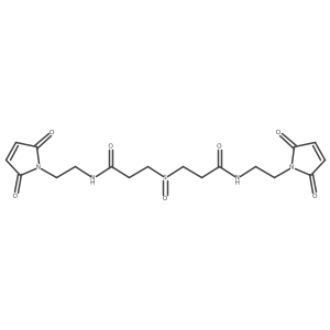 N-[2-(2,5-dioxopyrrol-1-yl)ethyl]-3-[3-[2-(2,5-dioxopyrrol-1-yl)ethylamino]-3-oxopropyl]sulfinylpropanamide结构式