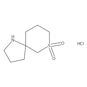 7-Thia-1-azaspiro[4.5]decane 7,7-dioxide hydrochloride结构式