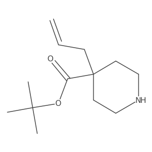 Tert-butyl 4-prop-2-enylpiperidine-4-carboxylate Structure