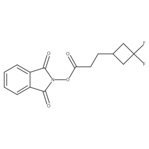 1,3-dioxo-2,3-dihydro-1H-isoindol-2-yl 3-(3,3-difluorocyclobutyl)propanoate Structure