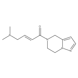 (E)-1-(6,7-Dihydro-4H-pyrazolo[1,5-a]pyrazin-5-yl)-4-(dimethylamino)but-2-en-1-one Structure