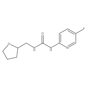 1-(5-Fluoropyridin-2-yl)-3-[(oxolan-2-yl)methyl]urea结构式