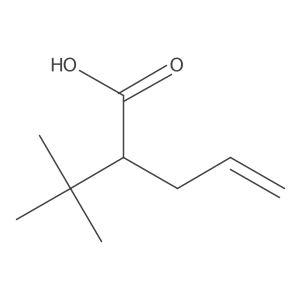 2-Tert-butylpent-4-enoic acid结构式