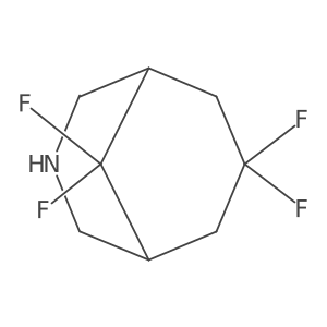 7,7,9,9-Tetrafluoro-3-azabicyclo[3.3.1]nonane结构式