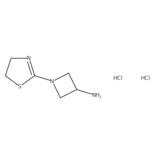 1-(4,5-Dihydro-1,3-thiazol-2-yl)azetidin-3-amine dihydrochloride结构式