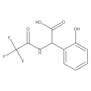 2-(2-Hydroxyphenyl)-2-(2,2,2-trifluoroacetamido)acetic acid结构式