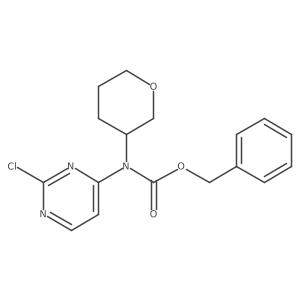 benzyl N-(2-chloropyrimidin-4-yl)-N-(oxan-3-yl)carbamate结构式
