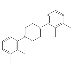 4-[4-(2,3-Dimethylphenyl)piperazin-1-yl]-5,6-dimethylpyrimidine结构式