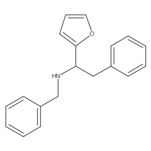 N-benzyl-1-(furan-2-yl)-2-phenylethanamine结构式