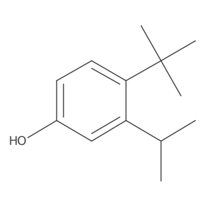 4-Tert-butyl-3-(propan-2-YL)phenol结构式